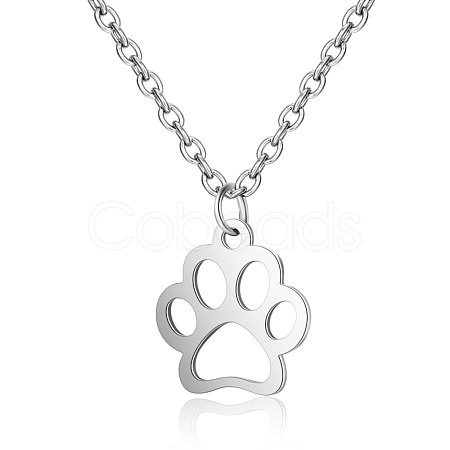Tarnish Resistant 201 Stainless Steel Pendants Necklaces NJEW-S063-TN452-1-1