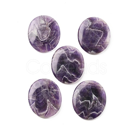Natural Amethyst Cabochons G-A258-01E-1