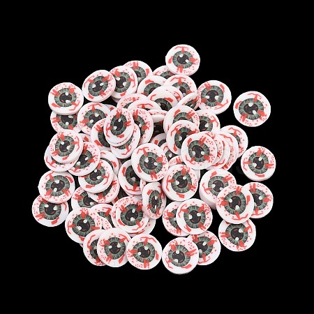Halloween Handmade Polymer Clay Cabochons CLAY-A007-04B-1