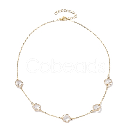 Brass Cable Chains Necklace NJEW-JN04699-1