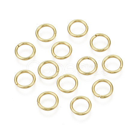 304 Stainless Steel Open Jump Rings STAS-R060-7x1-1