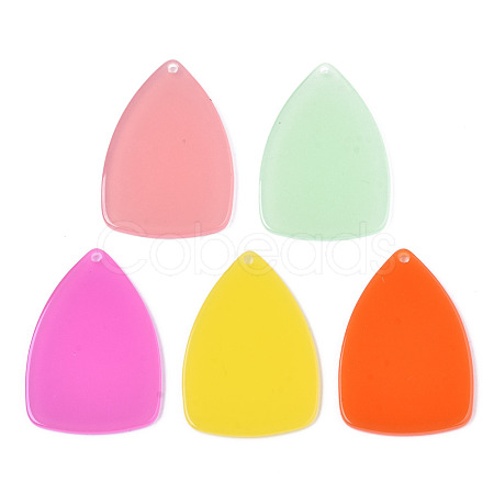 Translucent Cellulose Acetate(Resin) Pendants KY-T040-42-1