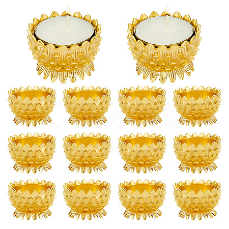 14Pcs Alloy Candle Holders AJEW-WA0004-41-1