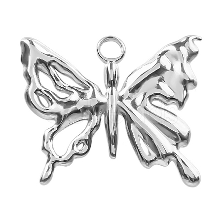 Non-Tarnish 304 Stainless Steel Pendants PW-WGBF078-01-1