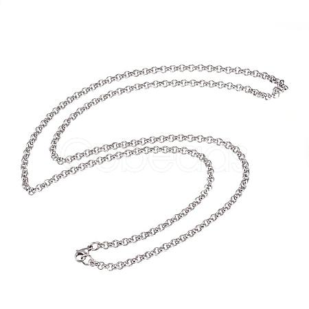 Non-Tarnish 304 Stainless Steel Necklaces NJEW-D281-22-1