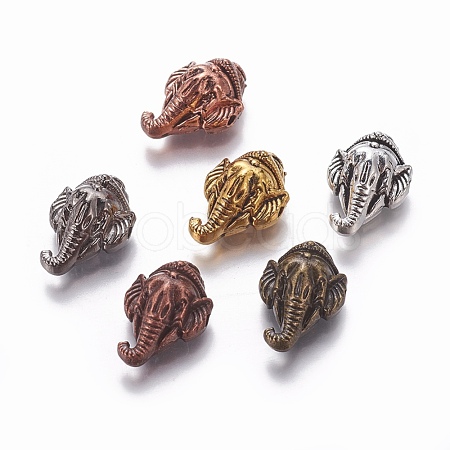 Tibetan Style Alloy Beads TIBEB-L003-03-1