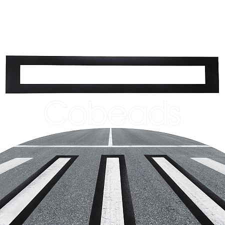Rectangle PVC Hollow Out Painting Stencils TOOL-WH0155-67-1