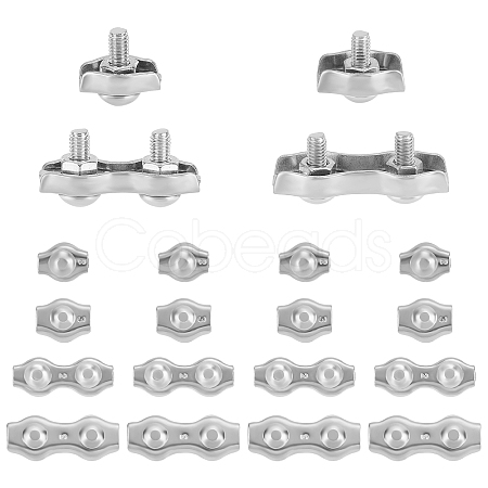 20Pcs 4 Style 304 Stainless Steel Findings FIND-GA0001-72-1