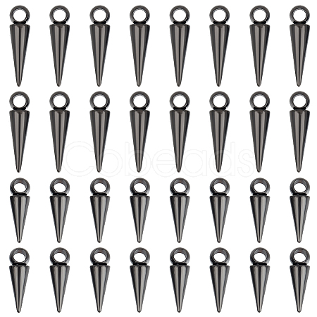 32Pcs 2 Style Stainless Steel Pendants STAS-UN0052-78-1
