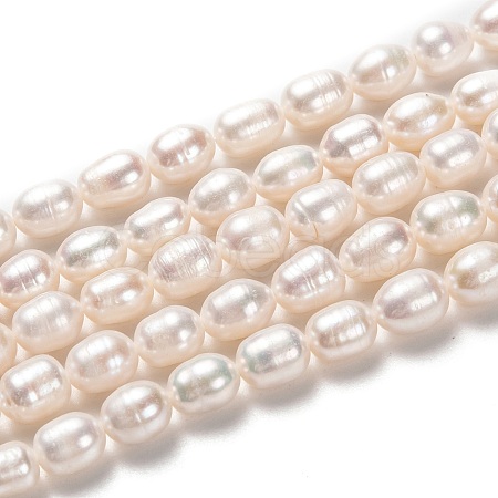 Natural Cultured Freshwater Pearl Beads Strands PEAR-L033-74-1