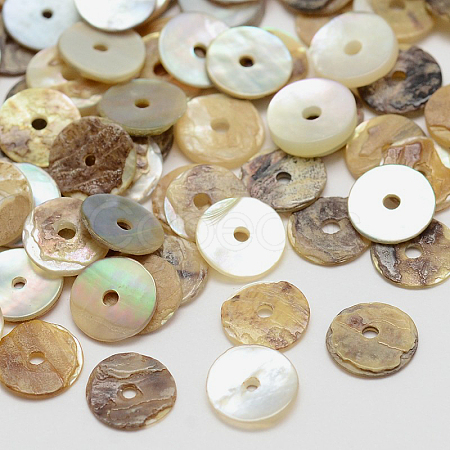 Natural Akoya Shell Beads SHEL-N034-08A-1