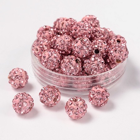 Pave Disco Ball Beads RB-A170-8mm-4-1