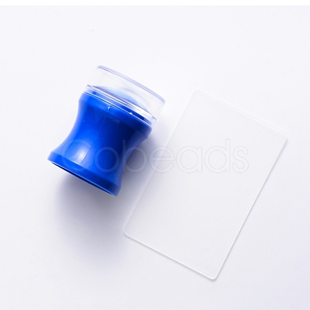 Silicone Nail Art Seal Stamp and Scraper Set MRMJ-Q061-006-1