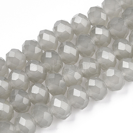 Glass Beads Strands EGLA-A034-J8mm-D10-1