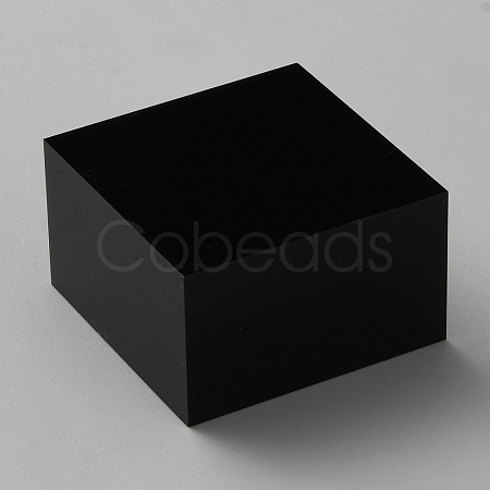 Acrylic Display Pedestals for Jewelry OACR-WH0038-32A-01-1