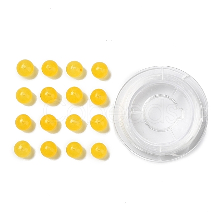 100Pcs Natural White Jade Beads DIY-SZ0004-58M-1