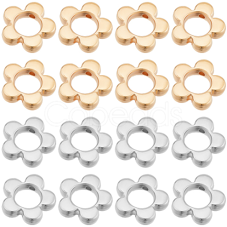 200Pcs 2 Colors CCB Plastic Bead Frame CCB-SC0001-24-1