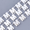 Freshwater Shell Beads, Top Drilled Beads, Letter.M, 10x9x3mm, Hole: 0.8mm