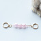 Acrylic Bag Extender Chain, with Zinc Alloy Spring Gate Rings, Bag Straps Replacement Accessories, Pink, 16cm