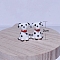 Lampwork Beads, Dog, White, 20mm, Hole: 2mm