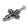 316 Surgical Stainless Steel Pendants STAS-Z073-72AS-03-2