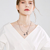 18Pcs 18 Style Alloy Curb & Paperclip & Herringbone Chain Necklaces Set NJEW-AN0001-43-2
