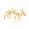 Brass Stud Earring Findings KK-M270-34G-1
