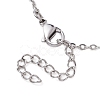 Tarnish Resistant 201 Stainless Steel Macrame Pouch Empty Stone Holder for Pendant Necklaces Making NJEW-JN04449-5