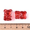 Baking Paint Transparent Glass Beads DGLA-N018-02F-4