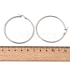 201 Stainless Steel Hoop Earrings SA-CBA4A0D-16P-F-5