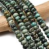 Natural African Turquoise(Jasper) Beads Strands G-A280-A23-02-1