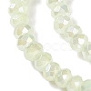Baking Electroplate Glass Beads Strands X-DGLA-A039-J2MM-B17-3