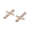 Alloy Crystal Rhinestone Pendants LS-PALLOY-F288-03KCG-3