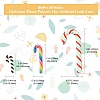 60Pcs 10 Styles Christmas Theme Polymer Clay Artificial Candy Cane FIND-CJ0002-89-2