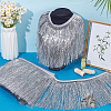 Polyester Lace Trim SRIB-WH0011-446C-4