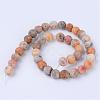 Natural Crazy Lace Agate Beads Strands G-Q462-6mm-12-2