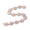 304 Stainless Steel Flower Link Chains CHS-C004-04D-P-3