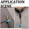 60Pcs 2 Style Silicone Pendant SIL-GF0001-42E-5