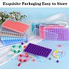 80Pcs Round Silicone Focal Beads SIL-SZ0001-24-19-6