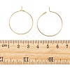 Ion Plating(IP) 316L Surgical Stainless Steel Hoop Earring Findings STAS-D164-01G-6