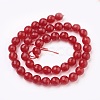 Natural Malaysia Jade Beads Strands G-K288-8mm-04-2