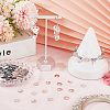 5Sets Iridescent PVC Paillette/Sequin Links PVC-SC0001-16E-3