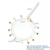 Star Brass Enamel Charm Bracelets X-BJEW-JB05221-02-4