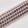 Electrophoresis Iron Rhinestone Strass Chains CHC-Q009-SS12-B08-1