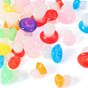 30Pcs 2 Styles Luminous Resin Mushroom Ornament RESI-TA0004-02B-3