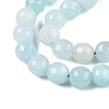 Natural White Jade Bead Strands G-R346-6mm-17-3