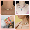 3 Strands Imitation Jade Glass Beads GLAA-PA0001-36B-06-5