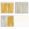 160Pcs 2 Colors Brass Ball Head Pins KK-YW0002-91-2