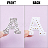 Alphabet Resin Rhinestone Patches DIY-GF0009-18A-7