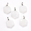 Natural Quartz Crystal Pendants G-C241-02F-1